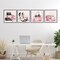 Stupell Industries Glam Time Fashion Items 4pc Framed Giclee Set, design by Kim Allen